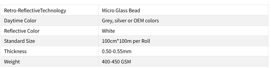 Reflektierendes Leder